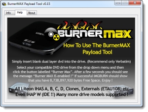 C4e’s BurnerMAX Payload Tool